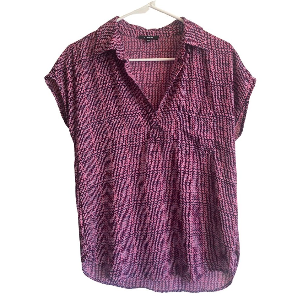 Pleione patterned top